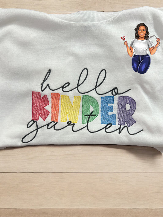 Hello Kindergarten Tee