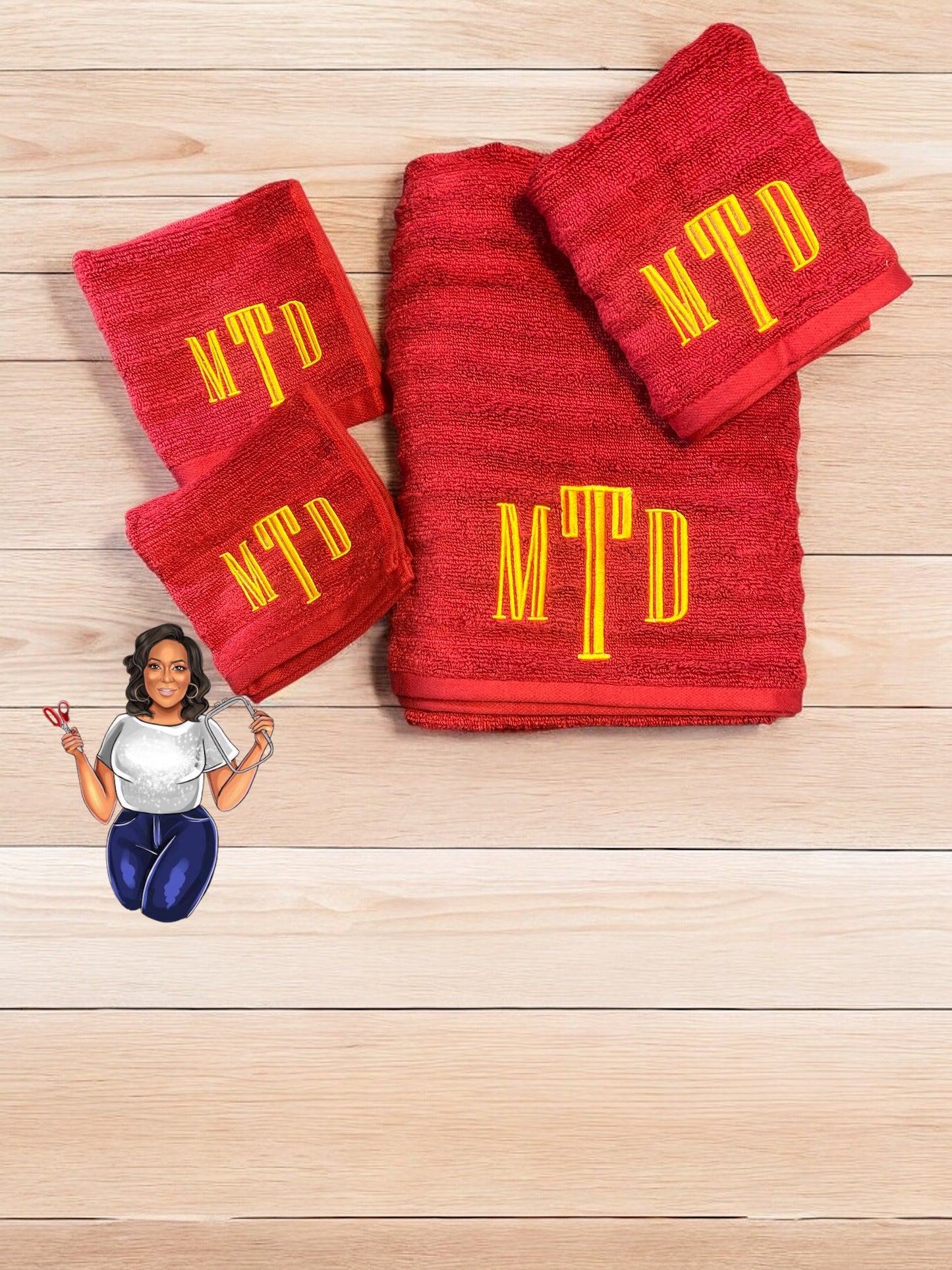 Monogram Towels