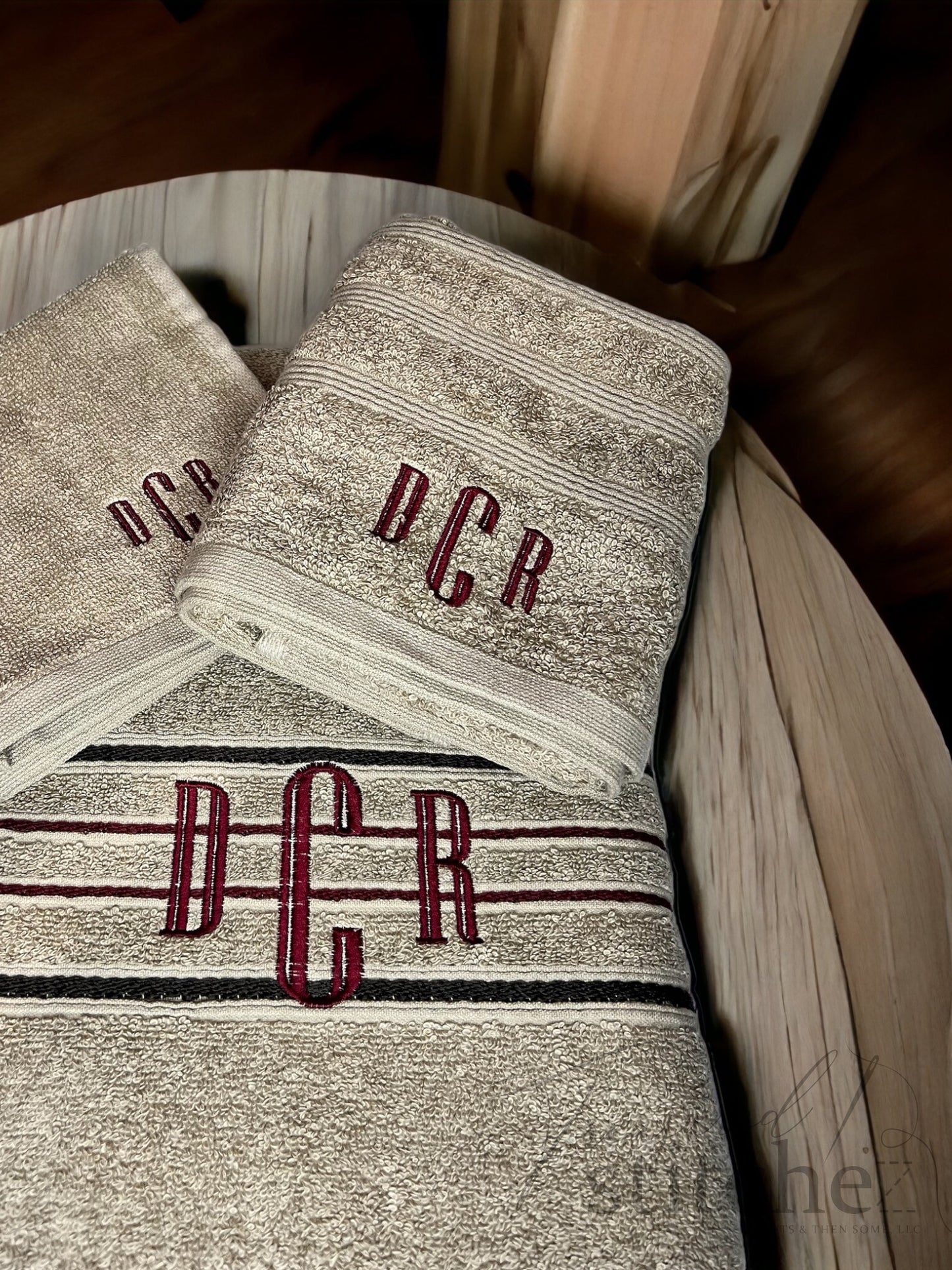 Monogram Towels